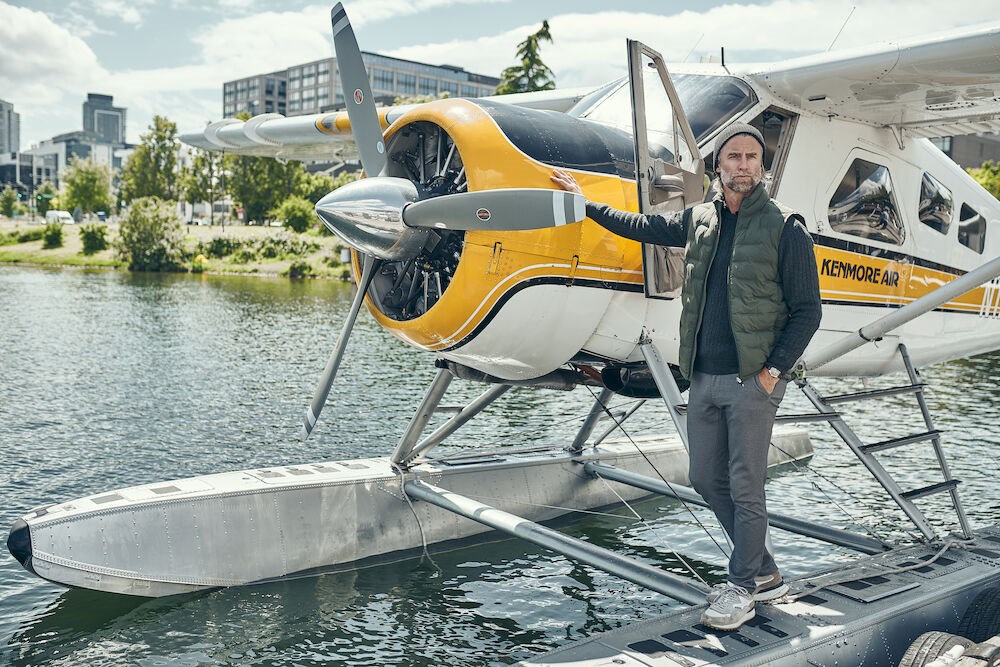 Cutter & Buck - Tofino Pants Men Steel Grey Melange 34/32